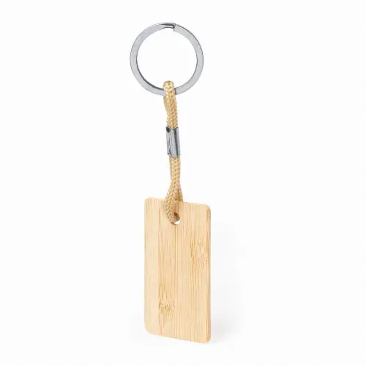 Keyring in Bamboo -Recbam