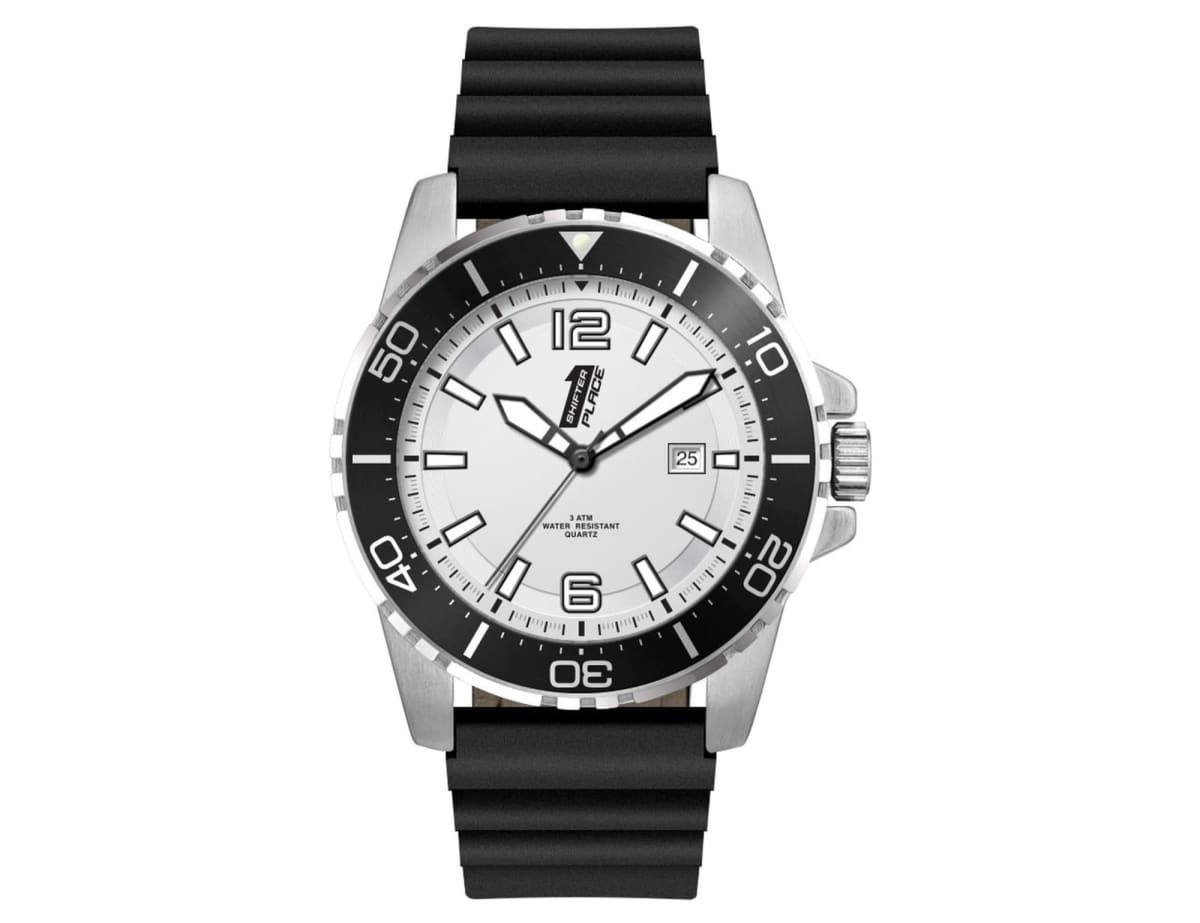 Sports Watch, Leather or Silicone Strap