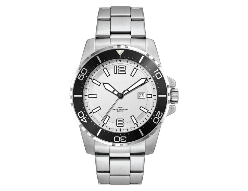 Sports Watch, Stainless Steel Strap