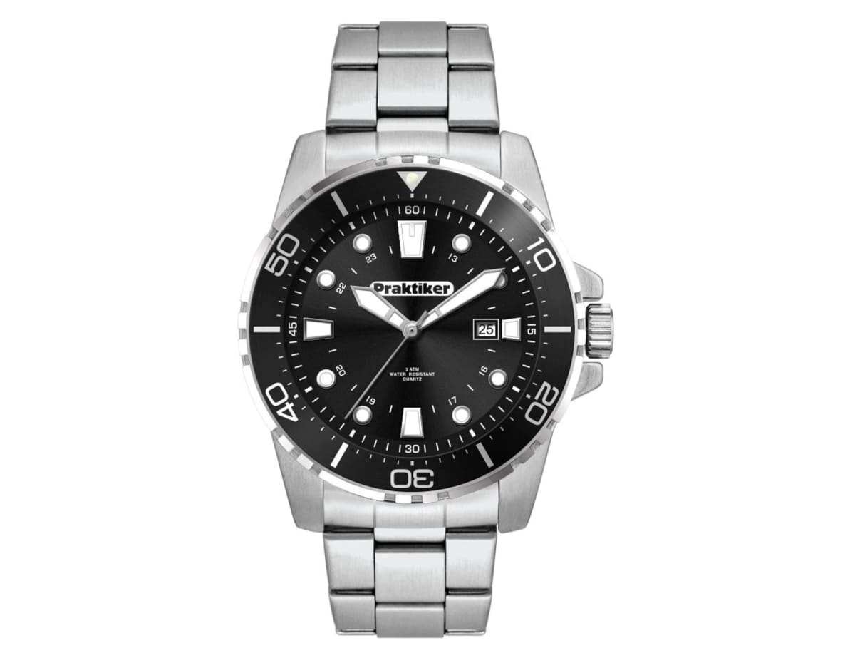 Sports Watch, Stainless Steel Strap