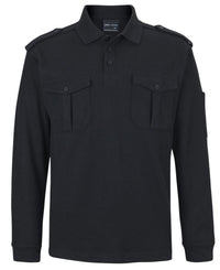 JB's L/S 250 Epaulette Polo