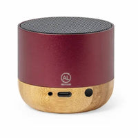Speaker made of Recycled Aluminium & Bamboo -Lops