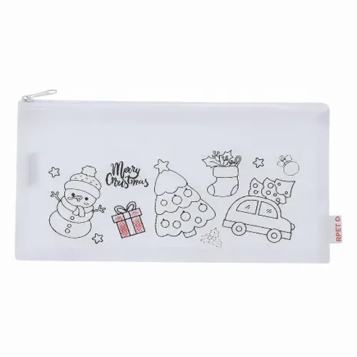 Pencil case in Christmas design (RPET) Flemenk