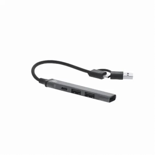 USB Hub in Recycled Aluminium - Konery