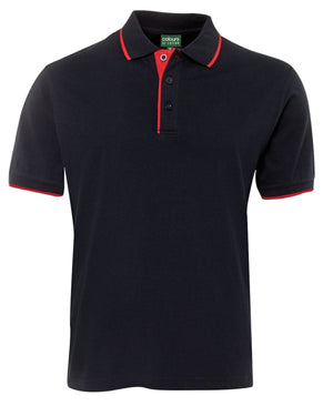 C of C TIPPING POLO NAVY/