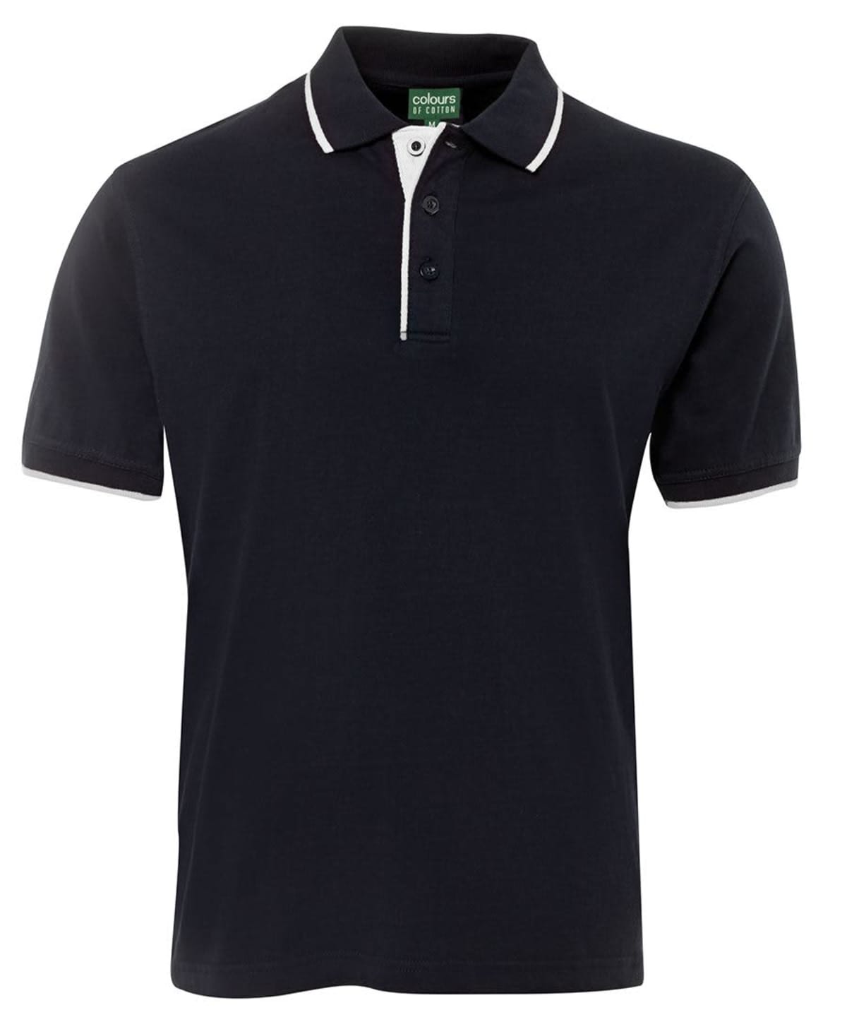 C of C TIPPING POLO NAVY/