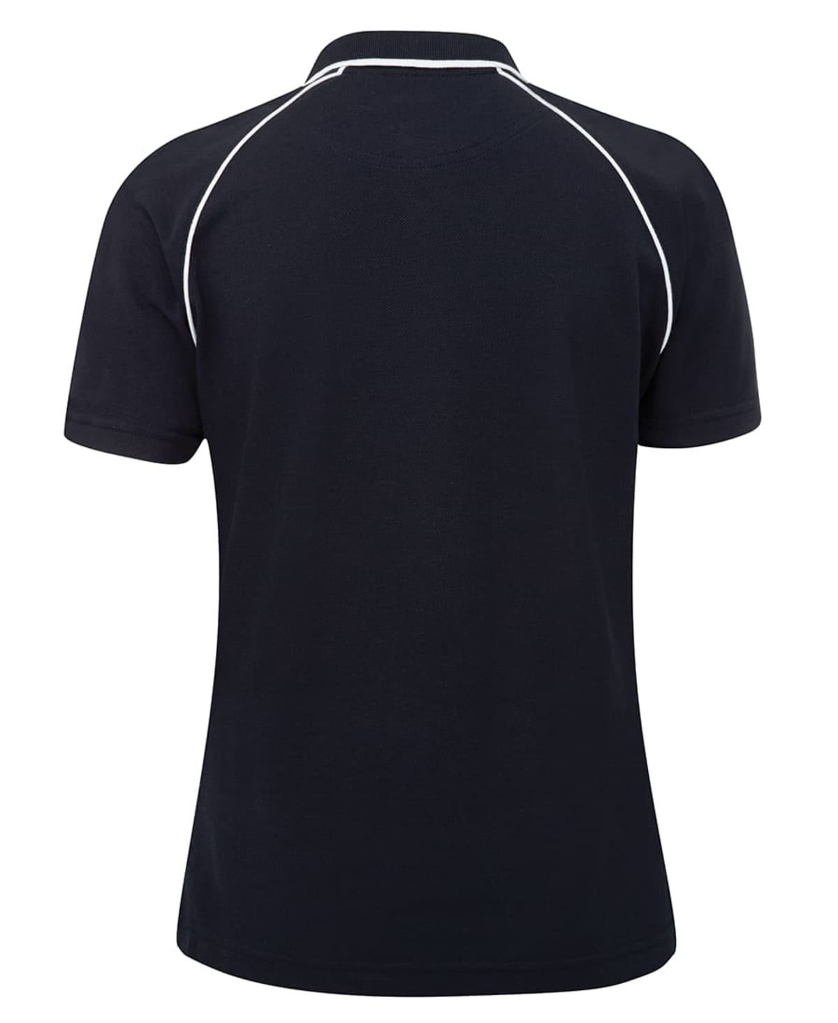 JB's Ladies Raglan Polo Navy/White