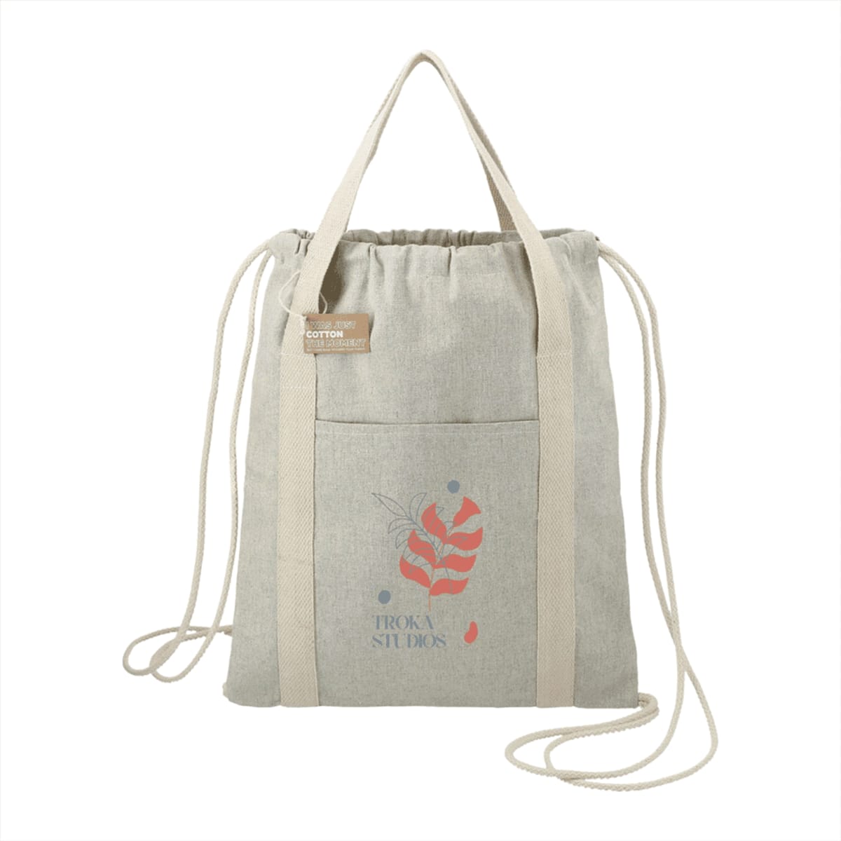 Repose 5oz. Recycled Cotton Drawstring Bag