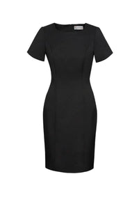 Cool Stretch Womens Short Sleeve Shift Dress
