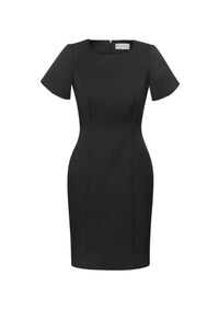 Cool Stretch Womens Short Sleeve Shift Dress