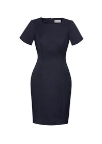 Cool Stretch Womens Short Sleeve Shift Dress