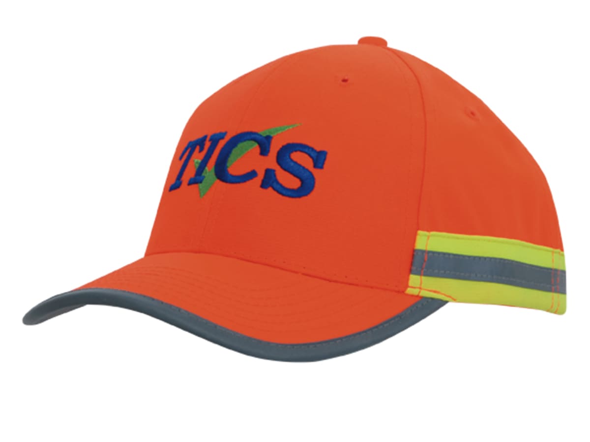 Hi Vis Cap with Reflective Tape