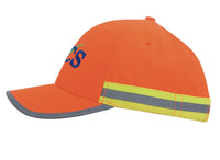 Hi Vis Cap with Reflective Tape