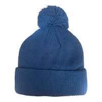 6 SEAM KNITTED BEANIE W/- POM POM