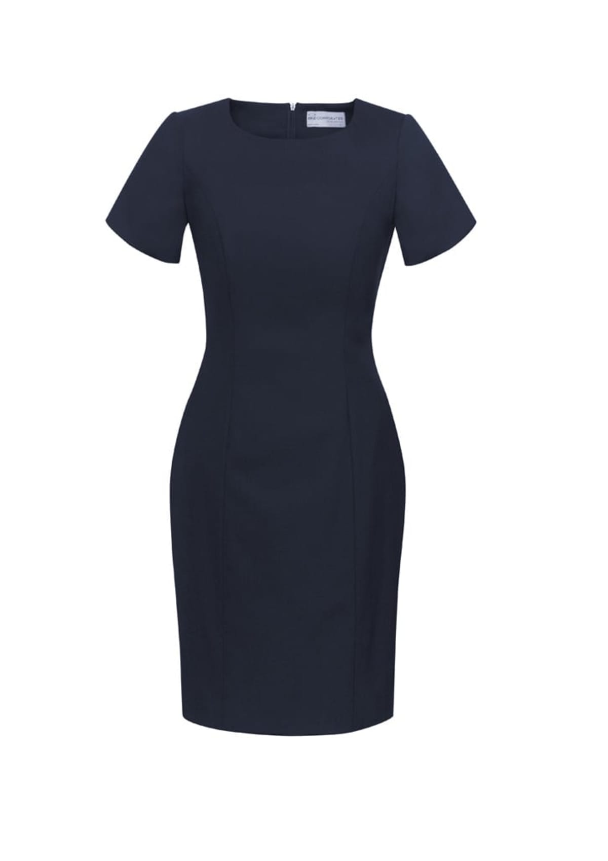 Comfort Wool Stretch Womens Short Sleeve Shift Dress