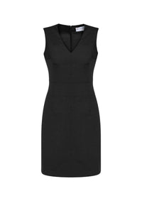 Cool Stretch Womens Sleeveless V-Neck Dress