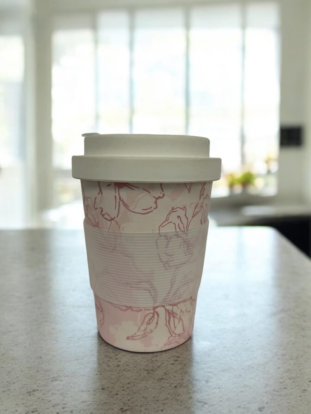 350ml Bamboo Coffee Cups (Hard Lid)