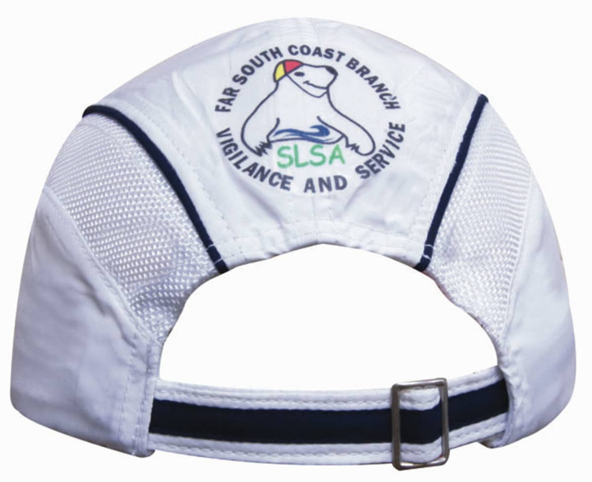 Spring Woven Fabric Cap with Mesh to Side Panels and Peak