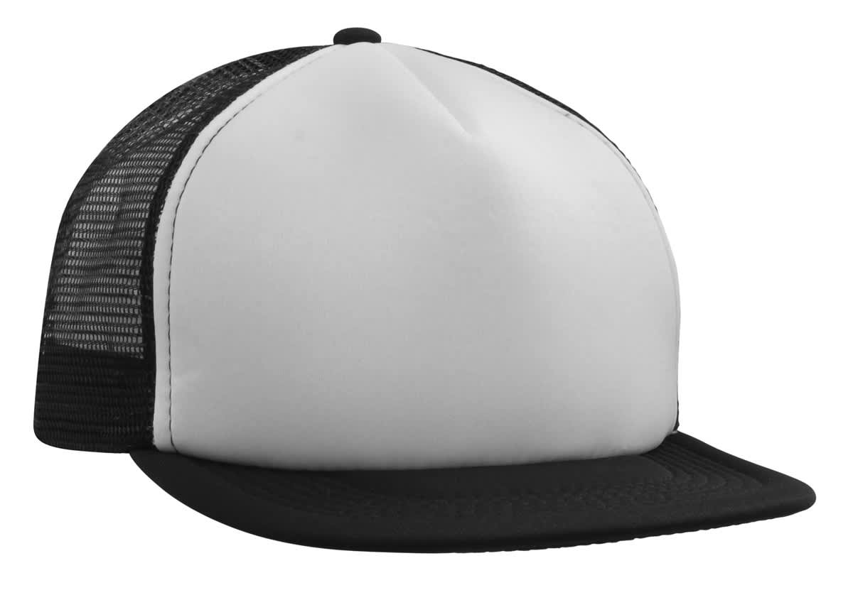 Flat Peak Trucker Mesh Cap