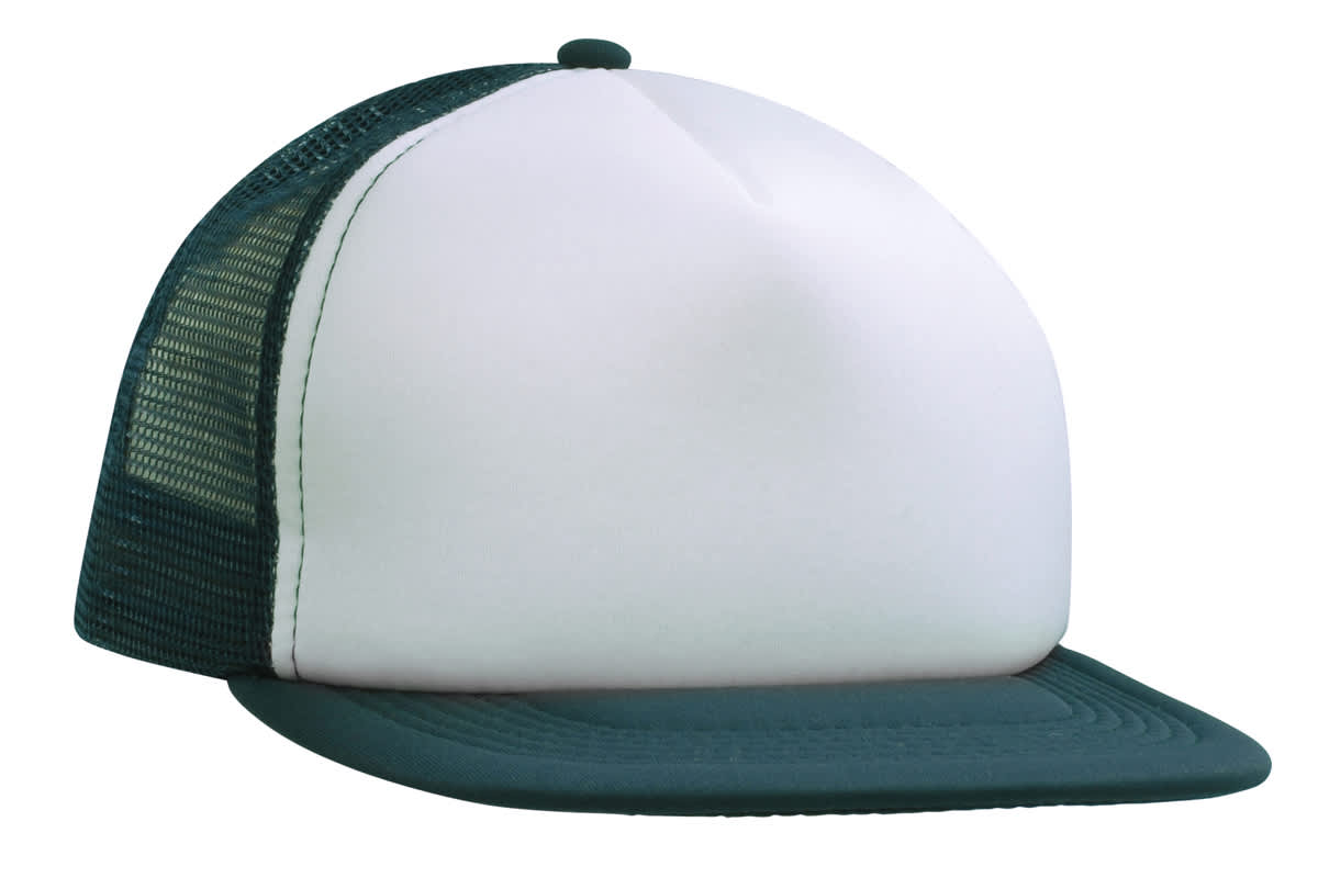 Flat Peak Trucker Mesh Cap