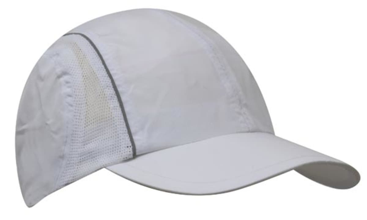 Micro Fibre & Mesh Sports Cap with Reflective Trim