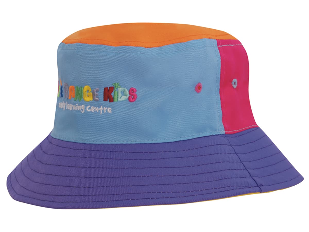 Breathable Poly Twill Childs Bucket Hat