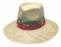 Natural Straw with Green Under – S-M-L-XL
