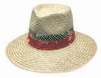 Natural Straw with Green Under – S-M-L-XL