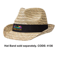 Straw Fedora