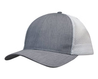 Light Brushed Poly Cotton Marle with honeycomb mesh