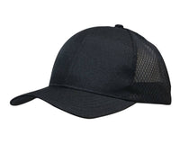 Breathable poly twill with honeycomb mesh