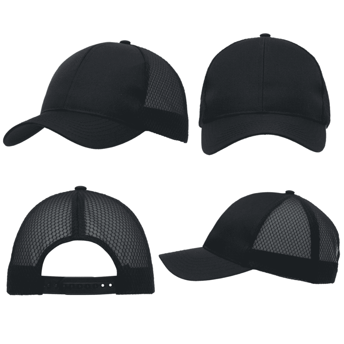 Breathable poly twill with honeycomb mesh
