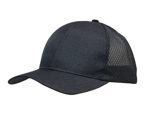 Breathable Poly Twill Cap with Honeycomb Mesh