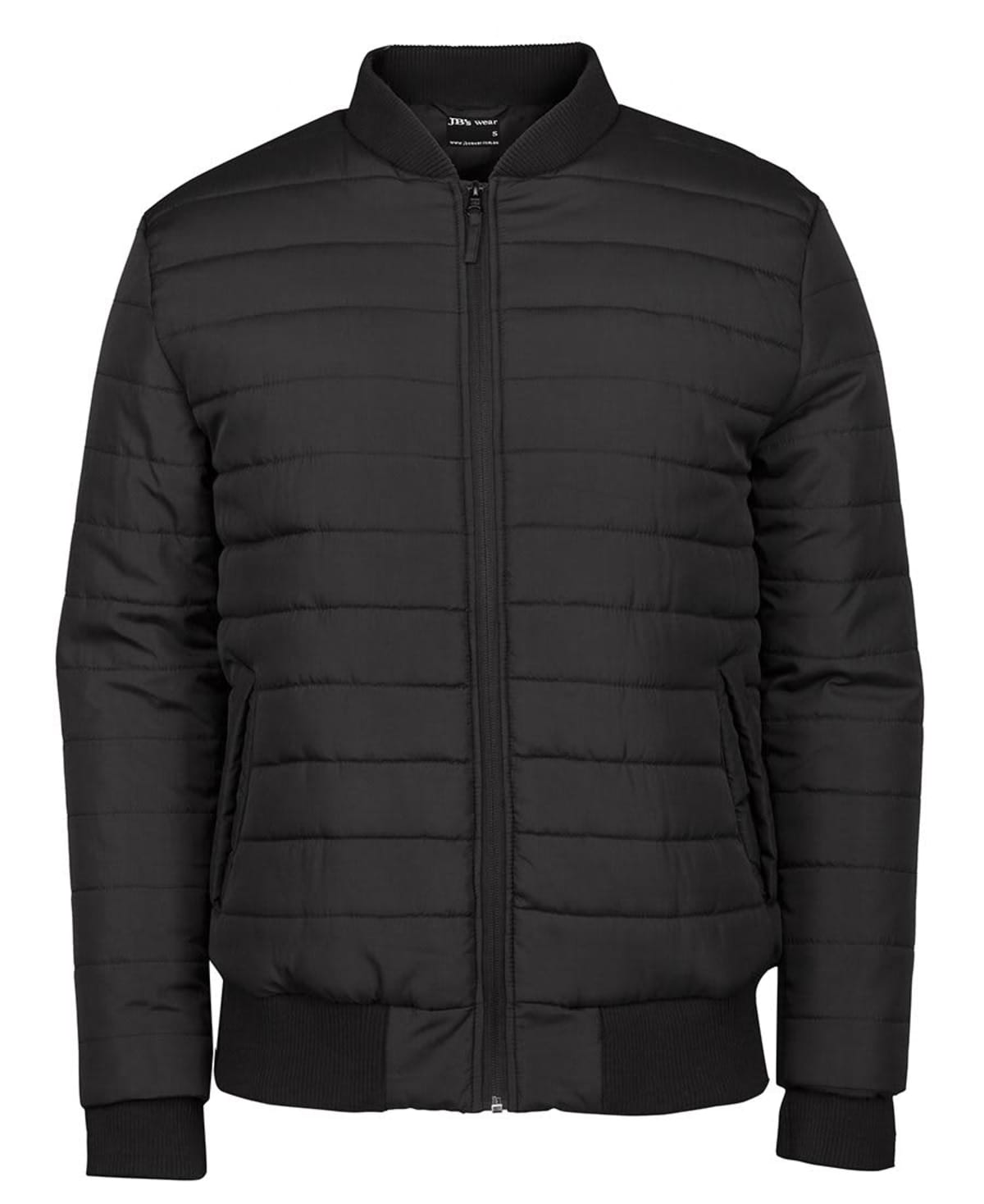JB's PUFFER BOMBER JACKET BLACK -