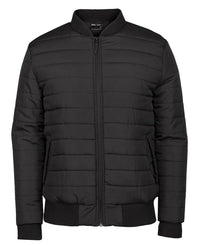 JB's PUFFER BOMBER JACKET BLACK -