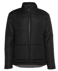 JB's Ladies Adv Puffer Jacket Black/Grey
