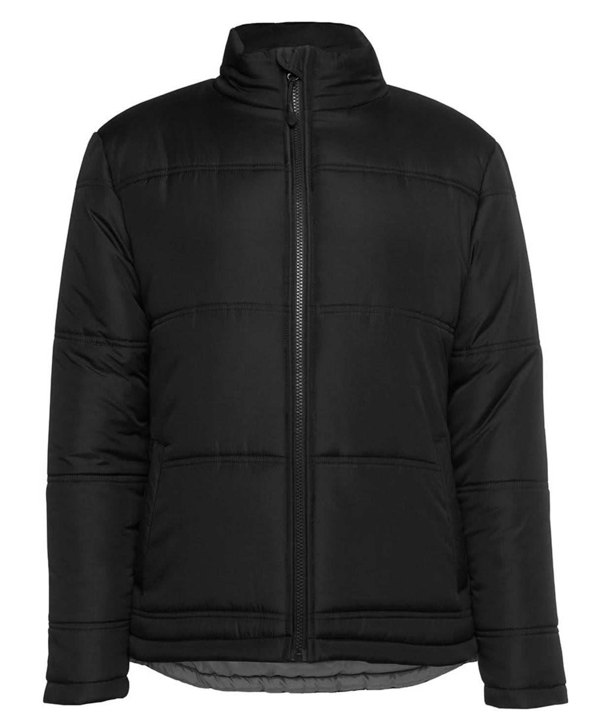 JB's LADIES ADV PUFFER JACKET BLACK/GREY -