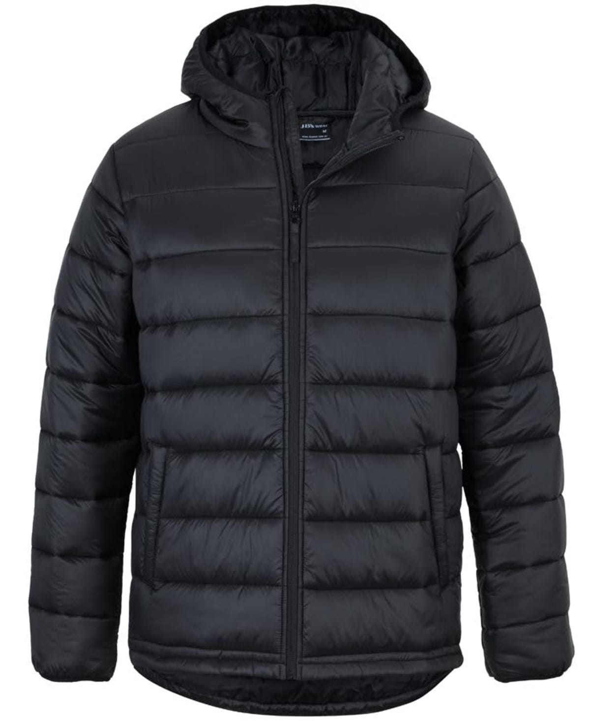 JB's Urban Hooded Puffer Jacket Black