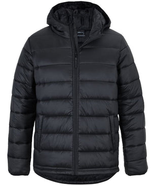 JB's Urban Hooded Puffer Jacket Black