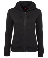 JB's LADIES P/C FULL ZIP HOODIE BLACK -