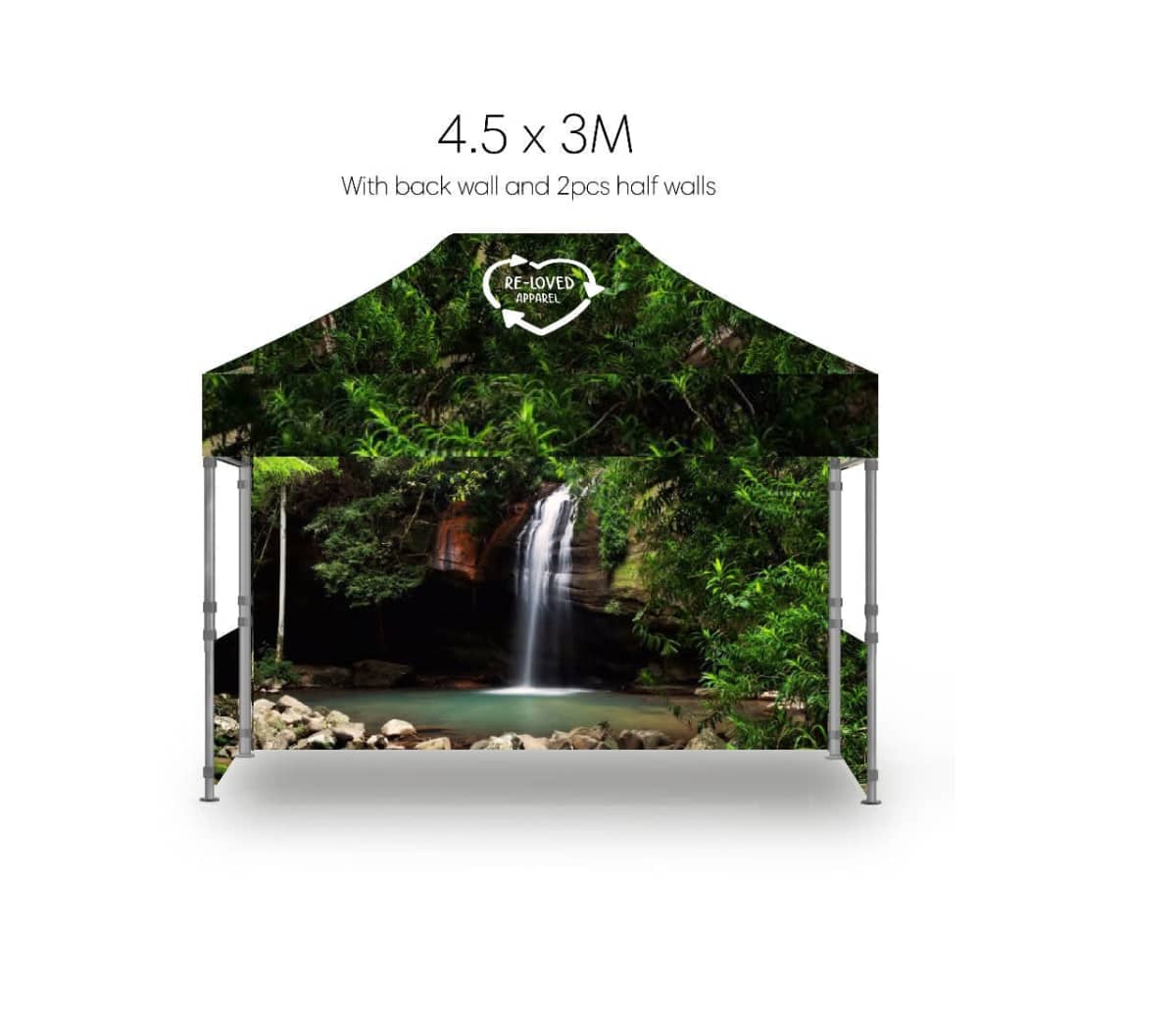 Sustainable rPET Pop-up Tent (3M X 4.5M)