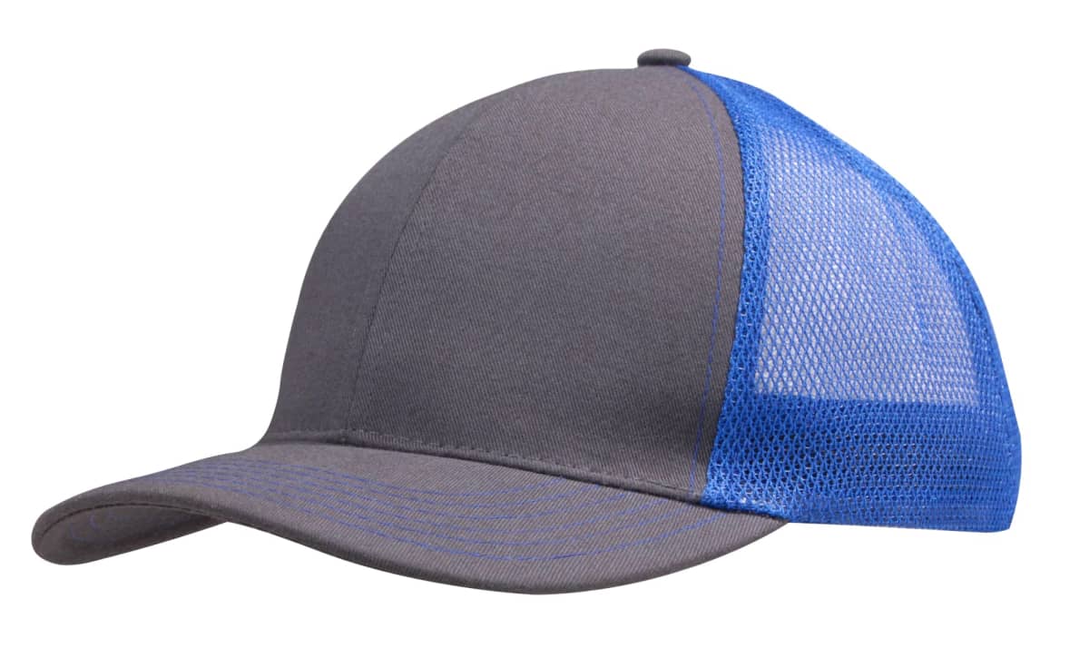 Brushed Cotton with Mesh Back Cap