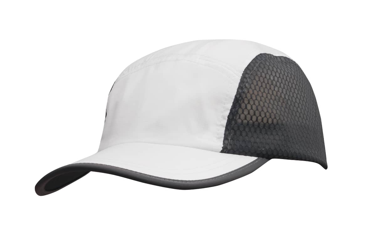 Sports Ripstop with Bee Hive Mesh and Towelling Sweatband