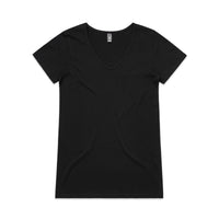 Wo's Bevel V Neck Tee