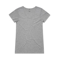 Wo's Bevel V Neck Tee