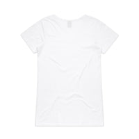 Wo's Bevel V Neck Tee