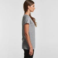 Wo's Bevel V Neck Tee