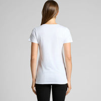 Wo's Bevel V Neck Tee