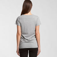 Wo's Bevel V Neck Tee