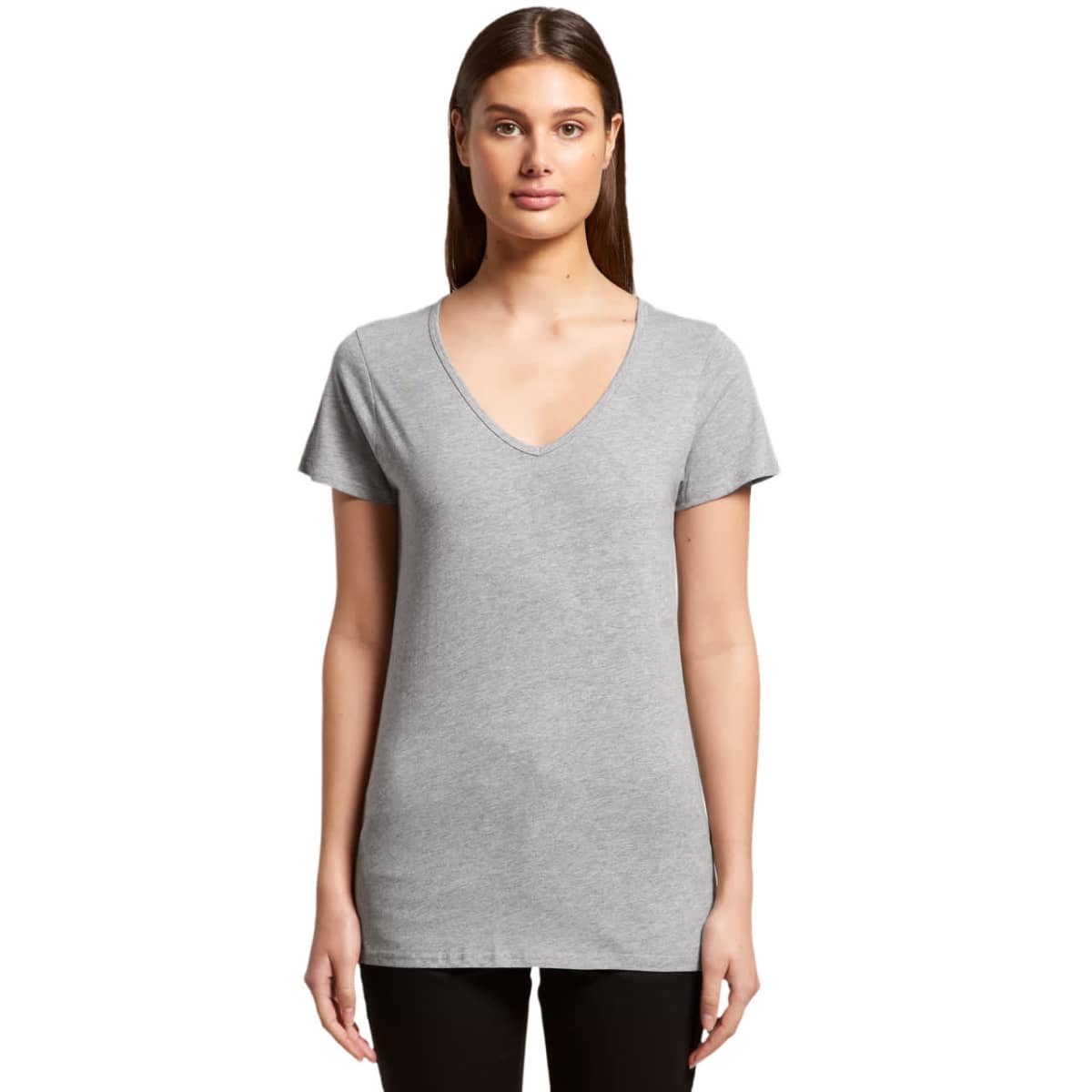 Wo's Bevel V Neck Tee